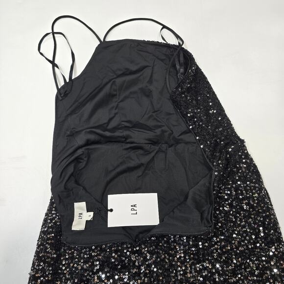 LPA Andrea Dress in Black & Silver Small - Picture 10 of 13